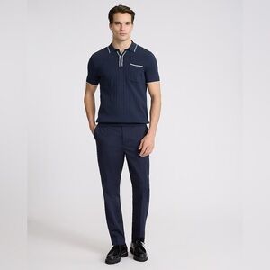 Express Men's Black Polo Shirt